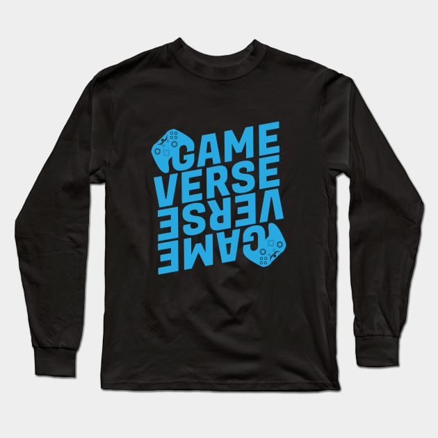 Game Verse Long Sleeve T-Shirt by attire zone